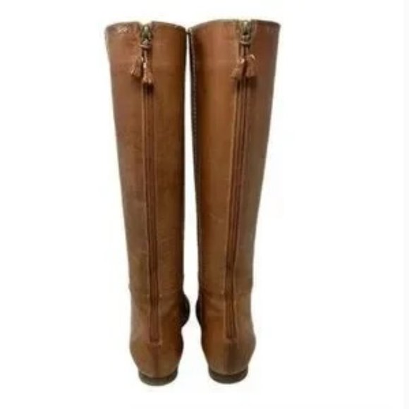 Chloé Leather Heloise Knee High Rear Zip Riding Boots 7.5 - Picture 10 of 10